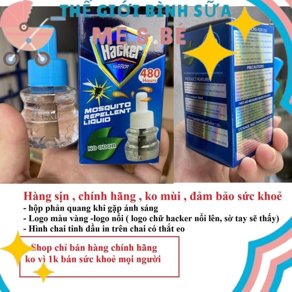 Tinh dầu đuổi muỗi , tinh dầu hacker đuổi muỗi 480h