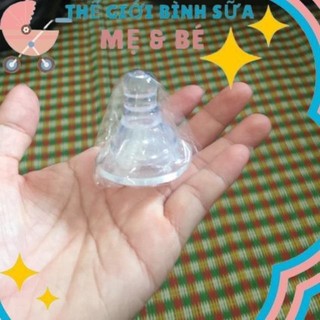 Núm ti cổ rộng/cổ hẹp thay thế cho bình Pigeon, Toom, Lansinoh, Wesser, Kichi, GB, Babuu