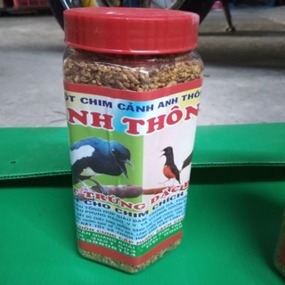 3 hủ 500gr thức ăn chim chòe than,lửa (anh thông)