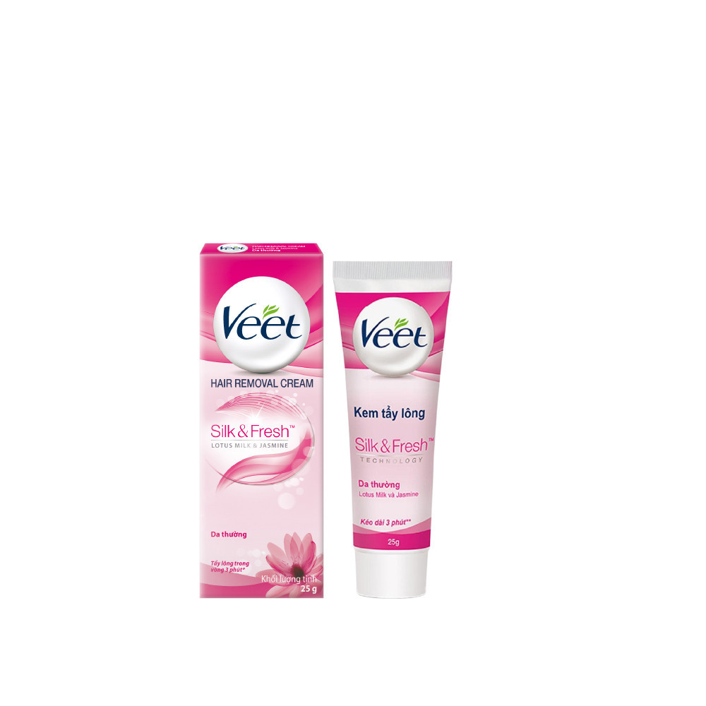 Kem Tẩy Lông Cho Da Thường Veet Silk Fresh 25G