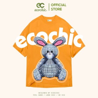 Áo Phông ECOCHIC CROCHET RABBIT Tee Local Brand Chính Hãng Unisex Form Rộng Oversize Premium Cotton 100% F770