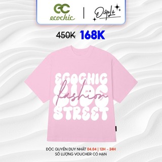  Áo Phông Boxy ECOCHIC TYPOGRAPHY Tee Local Brand Chính Hãng Unisex Oversize Premium Cotton 100% F741