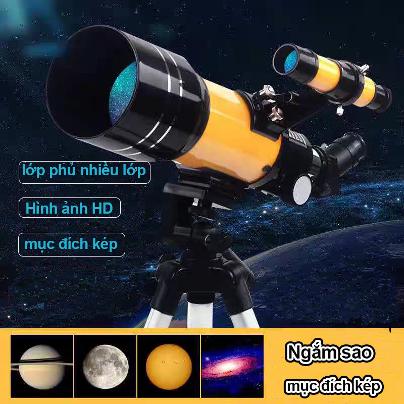 Kính viễn vọng thiên văn khúc xạ 70300, kính thiên văn mặt trăng siêu nét | BigBuy360 - bigbuy360.vn
