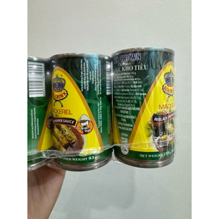 (Hàng khô) LỐC 5 LON CÁ NỤC KHO TIÊU ( siêu ngon )
