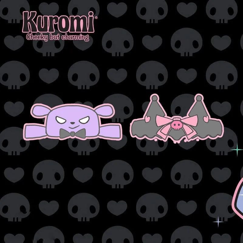 ✨✨SANRIO  Nhẫn Hở Họa Tiết Kuromi Dễ Thương Cho Nữ