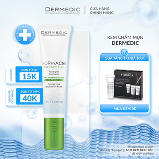 Chấm mụn Dermedic NORMACNE Therapy H2O2 acne spot treatment 15ml