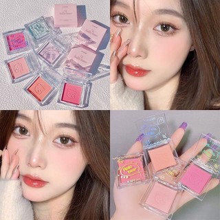 ✨✨Phấn Má Hồng Đơn Sắc Tông Lì Với Vỏ Trong Suốt Dễ Thương