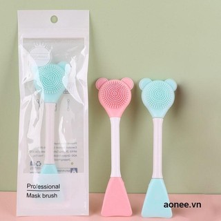 ✨✨Bàn chải silicone rửa mặt tẩy tế bào chết loại bỏ mụn đầu đen cầm tay mềm mại