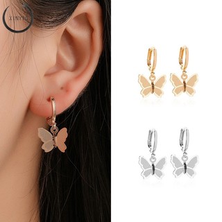 Hoa tai thời trang Hàn Quốc hình bướm đơn giản hoang dã