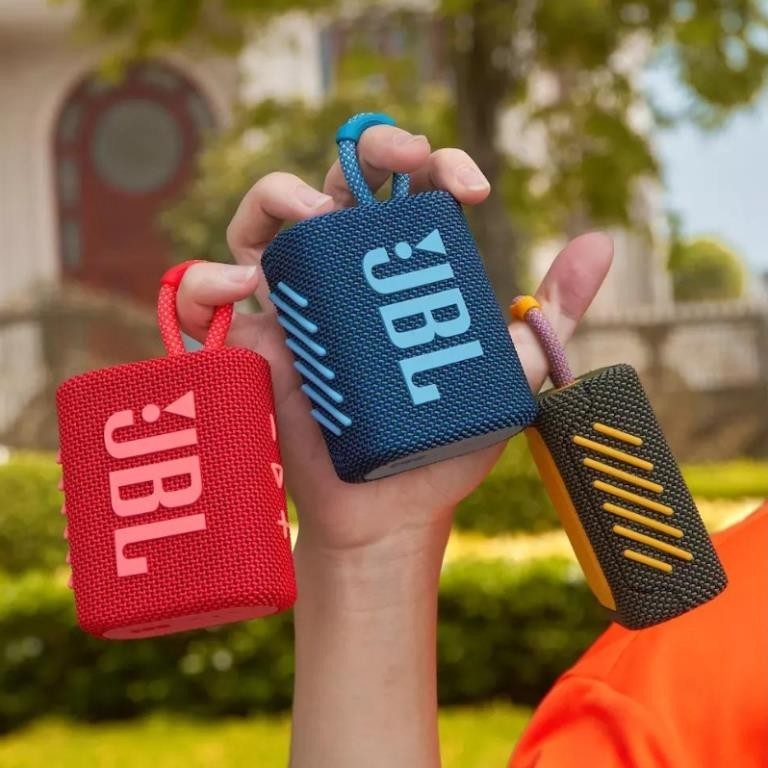Loa Bluetooth JBL GO 3 New 2024 Nhỏ Gọn Công Suất 3W Chơi Nhạc 5H Chống Nước IP67 Bảo Hành Lỗi 1 Đổi 1 PK_DKYN | BigBuy360 - bigbuy360.vn