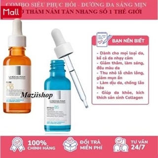 Serum C10 B5 B3 La Roche Posay combo dưỡng da siêu sịn trắng da hoàn hảo 30ml