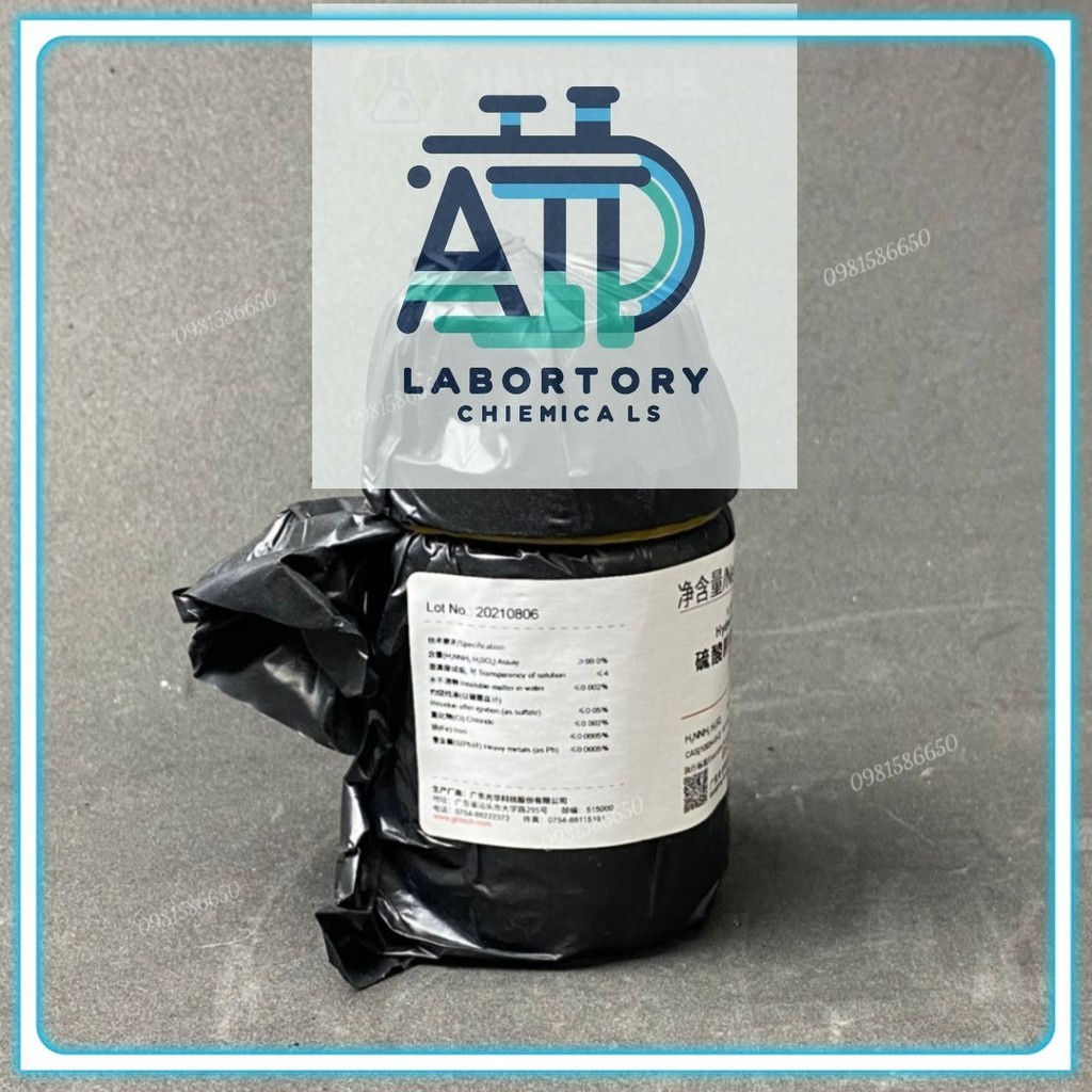 Hóa chất Hydrazine sulfate, H2NNH2.H2SO4, Lọ 100g, JHD - (ATD_LAB)