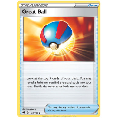 Thẻ Bài Pokemon - Great Ball [U] [132/159] [Crown Zenith]