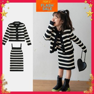❤️❤️SET LEN DỆT Z.R 2IN1 CHO BÉ GÁI ÁO KÈM VÁY 2 dây SIU XINh KUTE DỄ THƯƠNG