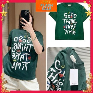 ÁO PHÔNG XANH GOOD THINGS cotton qccc 2024