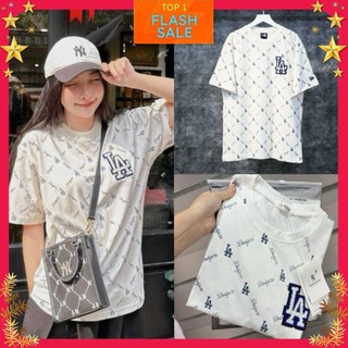 ÁO M.L.B THÊU XÙ L.A IN TRÀN COTTON KHÔ 2024