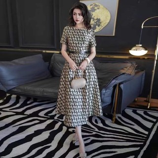 (HÀNG NHẬP ) VÁY ĐẦM XẾP LY DÁNG XÒE SANG CHẢNH ( CC 4700424)