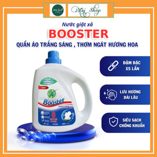 Nước giặt xả Bosster. hương hoa thiên nhiên, Can 3.7kg [HÀNG CHÍNH HÃNG]
