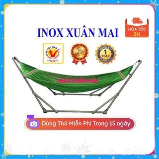 Võng xếp DUY PHƯƠNG cao cấp phi 32 siêu chắc và bền - Xuân Mai