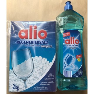 muối rửa chén bát ly alio 2kg + nước làm bóng alio 1L - HANOIMART