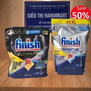 Viên rửa bát chén finish quantum và quantum max dòng cao cấp dùng cho máy rửa bát - hanoimart