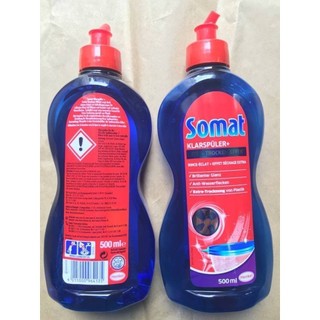 Nước làm bóng somat 750ml + bột rửa chén somat 1.2kg + muối làm mềm nước somat 1.5kg