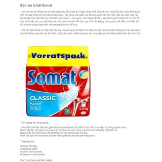BỘT RỬA BÁT SOMAT GÓI 1,2KG - HANOIMART