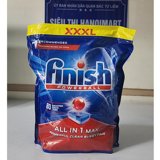 Viên rửa bát Finish All in 1 Max 100 viên dùng cho máy rửa bát