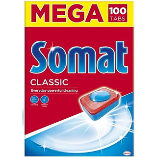 viên rửa bát somat 100 viên dùng cho máy, muối bột bóng nhập khẩu - HANOIMART