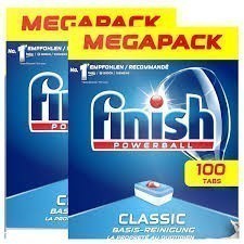Viên rửa chén bát finish 100 viên classic dùng cho máy,muối bột bóng nhập khẩu - HANOIMART
