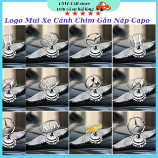 Biểu tượng logo cánh chim nắp capo xe hãng Kia Honda Suzuki Toyota Ford Nissan Mitsubishi Mazda Huyndai Chevrolet