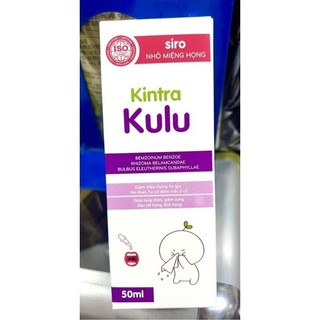 Siro nhỏ miệng họng kintra kulu sr chai 50ml- - cherry