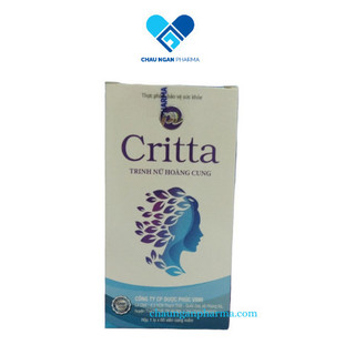 Viên uống trinh nữ hoàng cung CRITTA PV Lọ 60 viên - Hỗ trợ hạn chế sự phát triển của u xơ - Cherry