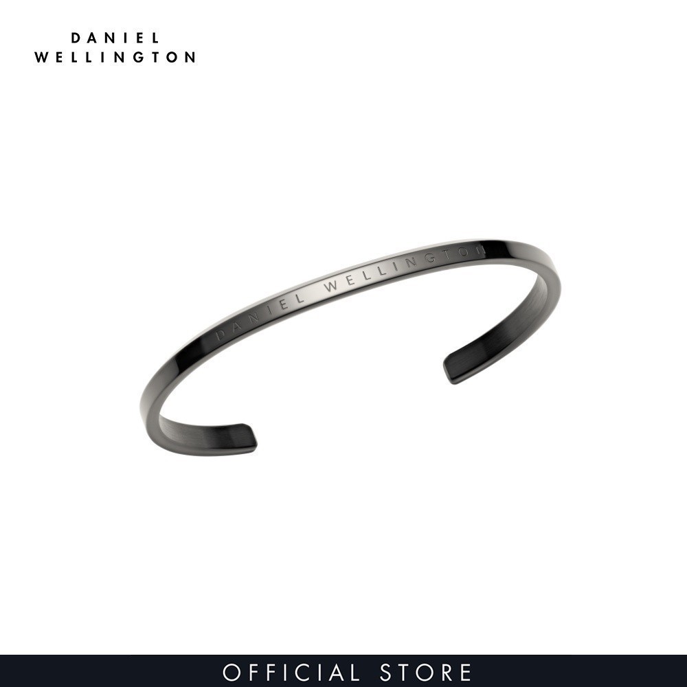 Vòng tay Classic Bracelet Anthracite Grey Small Daniel Wellington màu Xám Đậm
