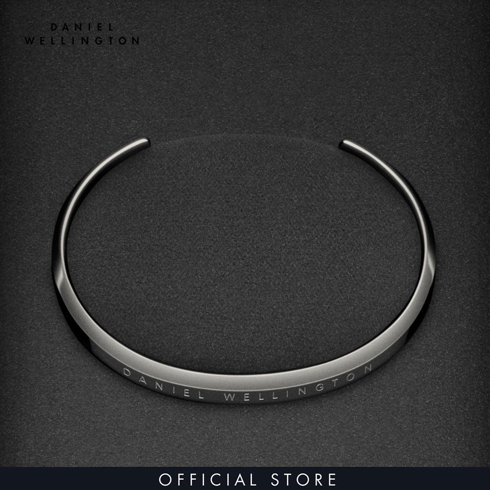 Vòng tay Classic Bracelet Anthracite Grey Small Daniel Wellington màu Xám Đậm