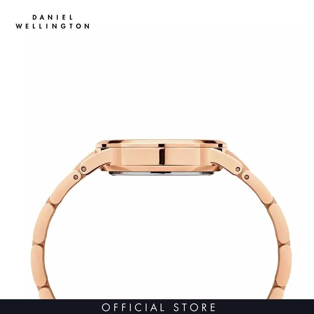 Đồng hồ Nữ Daniel Wellington dây Kim loại - Iconic Emerald 28 RG Green 28mm DW00100421