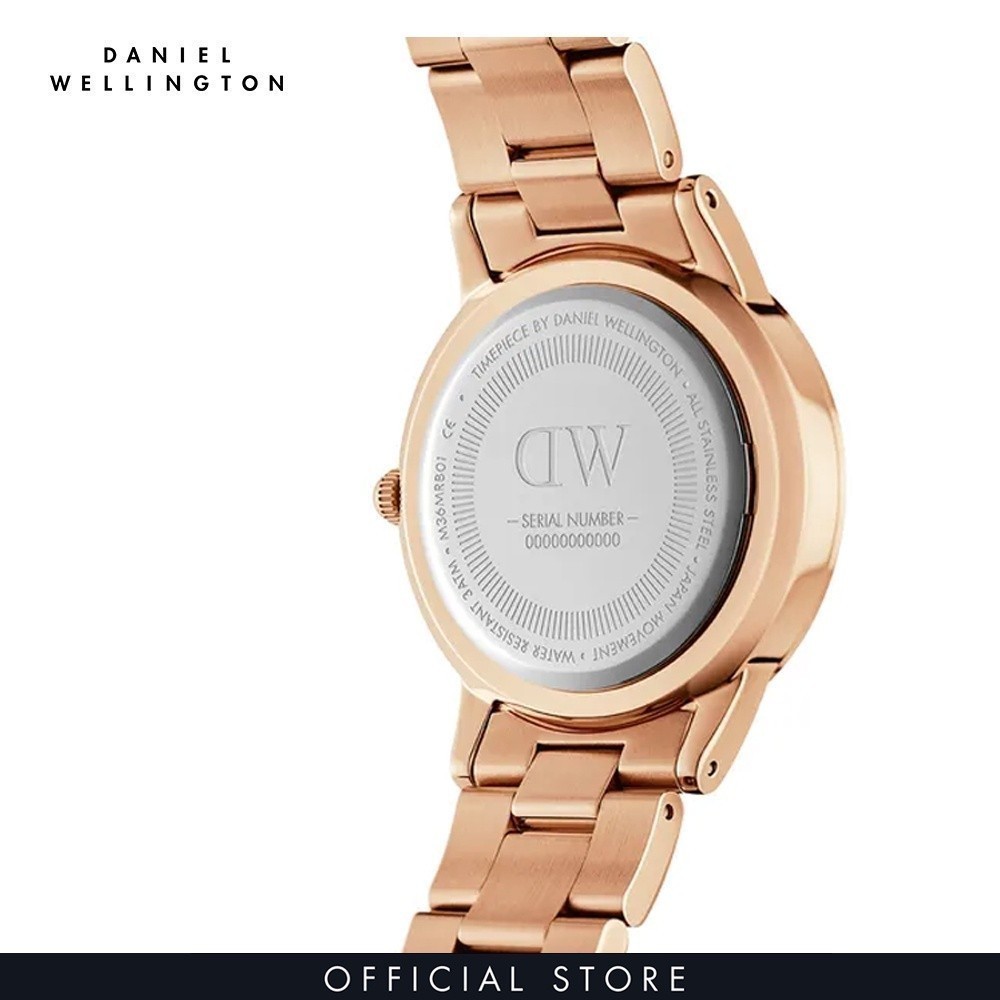 Đồng hồ Nữ Daniel Wellington dây Kim loại - Iconic Emerald 28 RG Green 28mm DW00100421