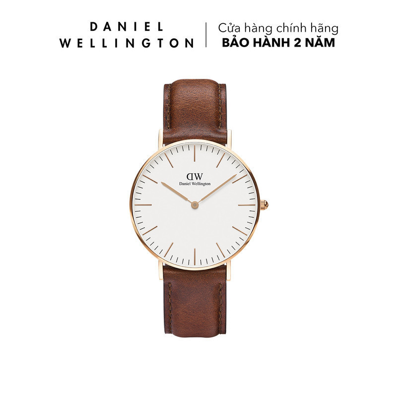 Đồng hồ Nam Daniel Wellington dây Da - Classic Mawes 36mm DW00100035