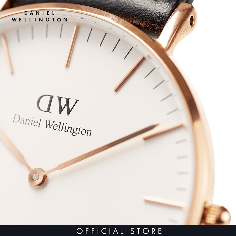 Đồng hồ Nam Daniel Wellington dây Da - Classic Mawes 36mm DW00100035