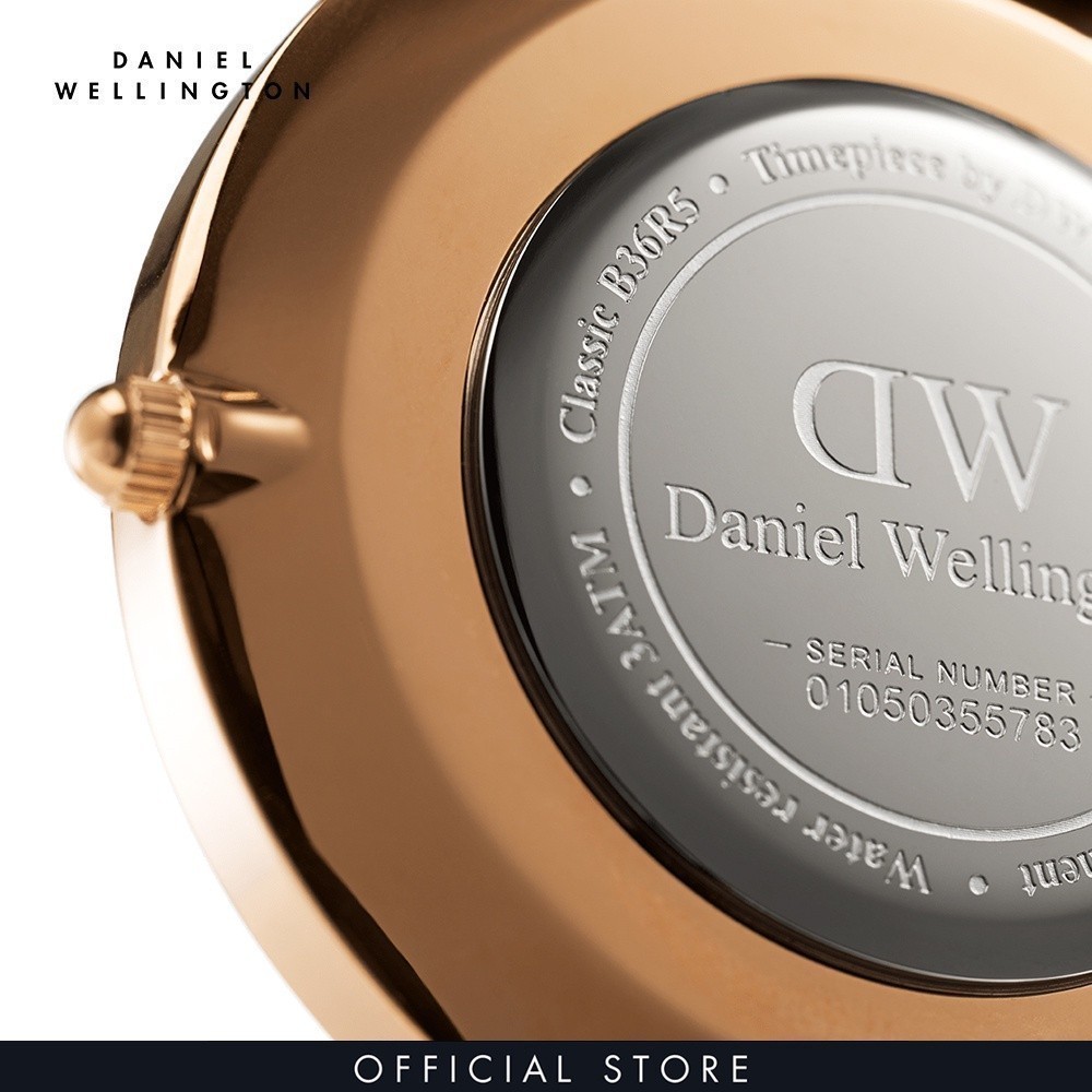 Đồng hồ Nam Daniel Wellington dây Da - Classic Mawes 36mm DW00100035