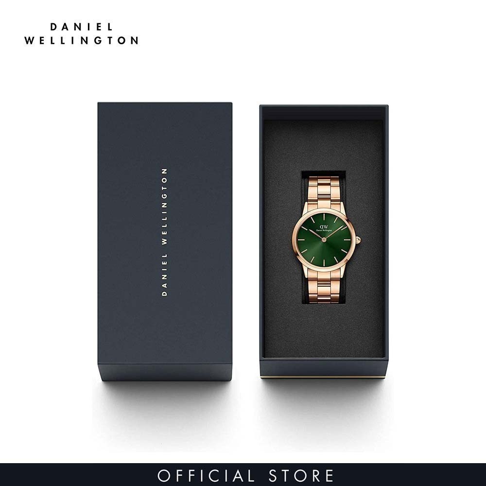 Đồng hồ Nam Daniel Wellington dây Kim loại - Iconic Emerald 36mm DW00100419