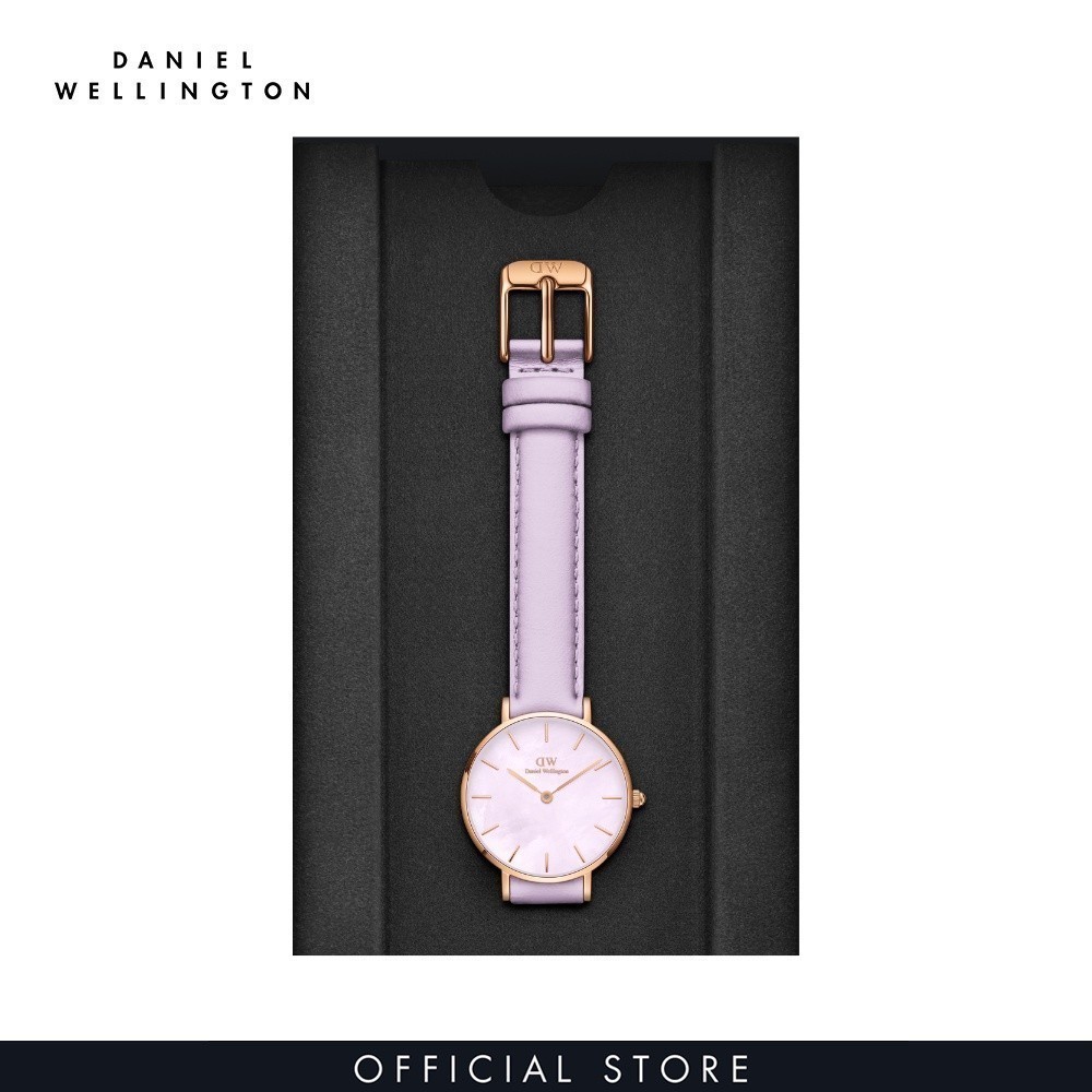 Đồng hồ Nữ Daniel Wellington Dây Da - Petite Lavender MOP 28MM DW00100634