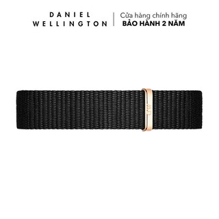 Dây vải nato đồng hồ Daniel Wellington 12mm khóa màu vàng hồng - Cho đồng hồ Petite 28mm