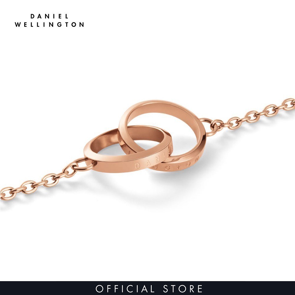 Dây chuyền Daniel Wellington màu vàng hồng Elan DW00400166