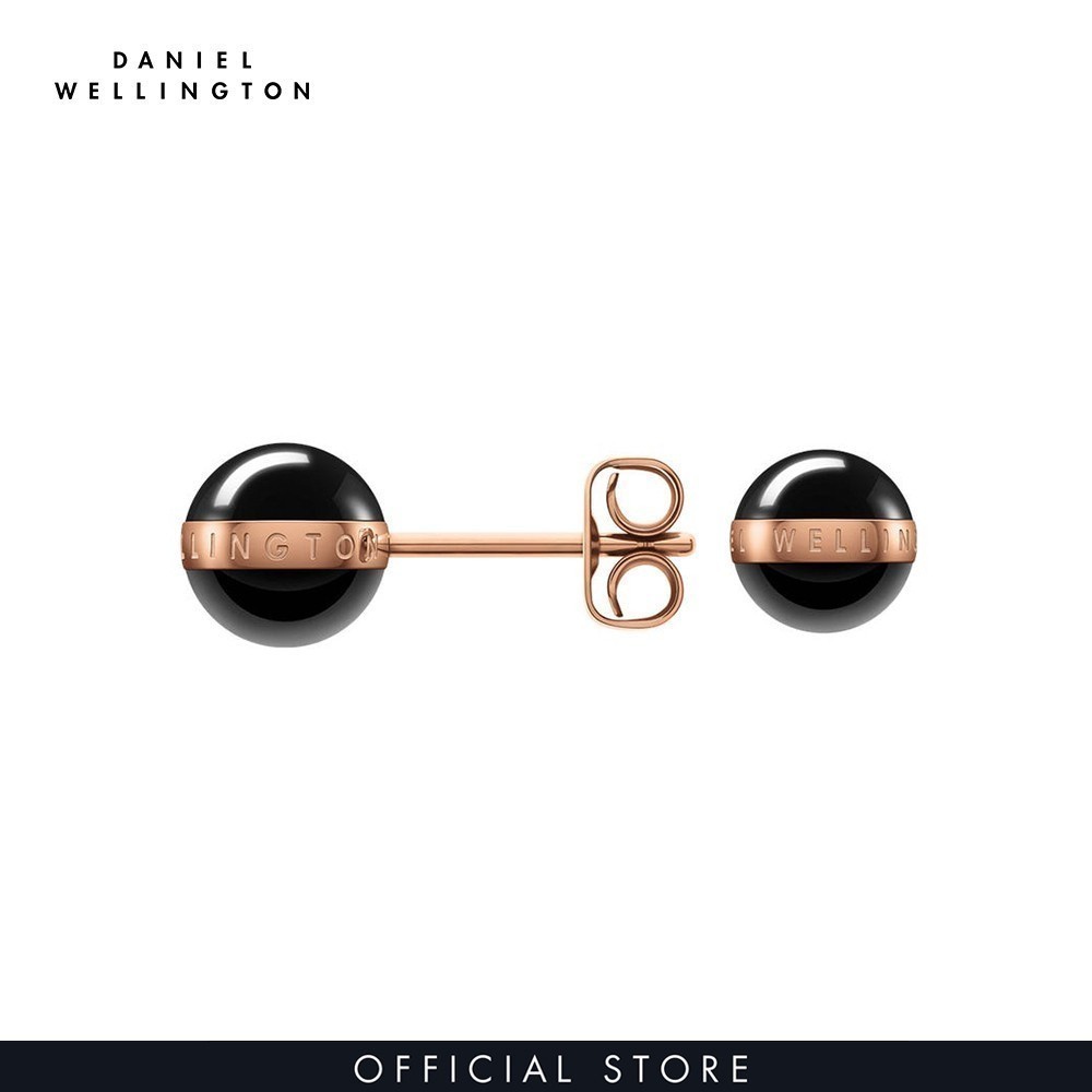 Khuyên tai Daniel Wellington màu đen, vàng hồng Aspiration DW00400151