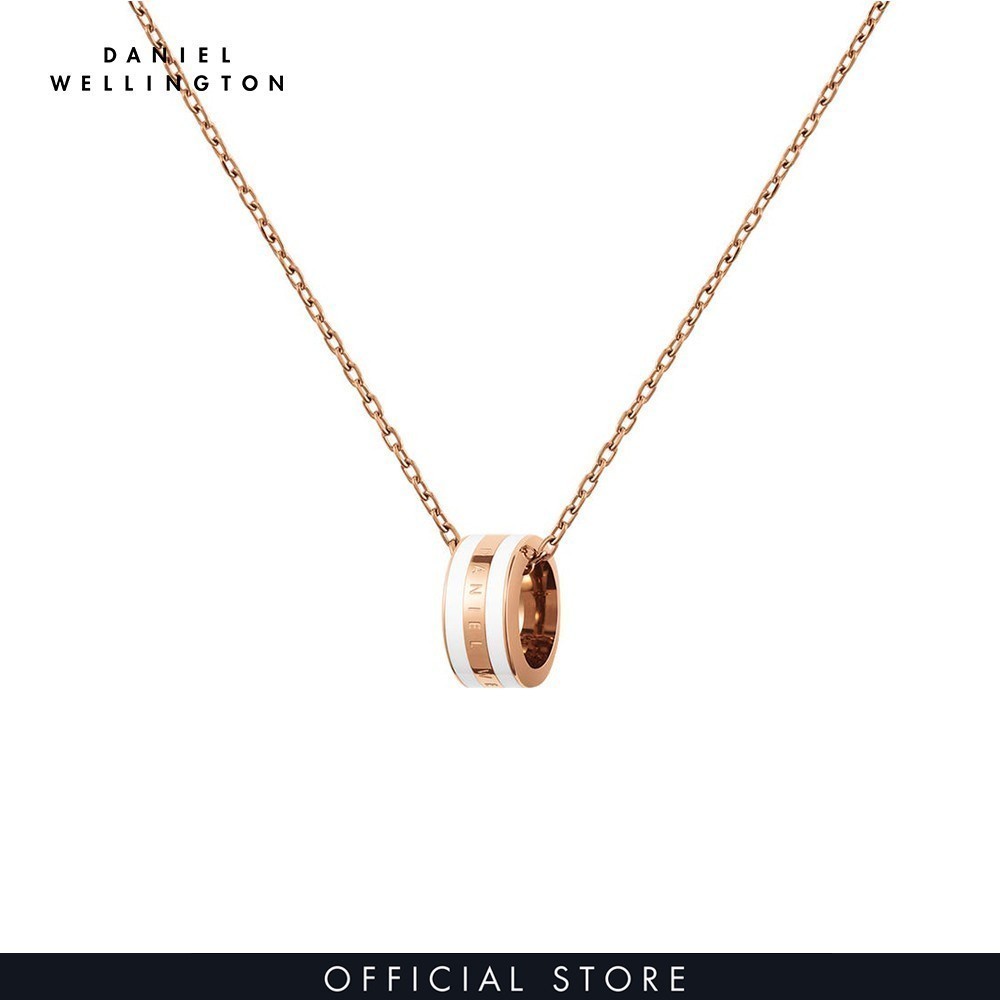 Dây chuyền Daniel Wellington màu vàng hồng Emalie DW00400153