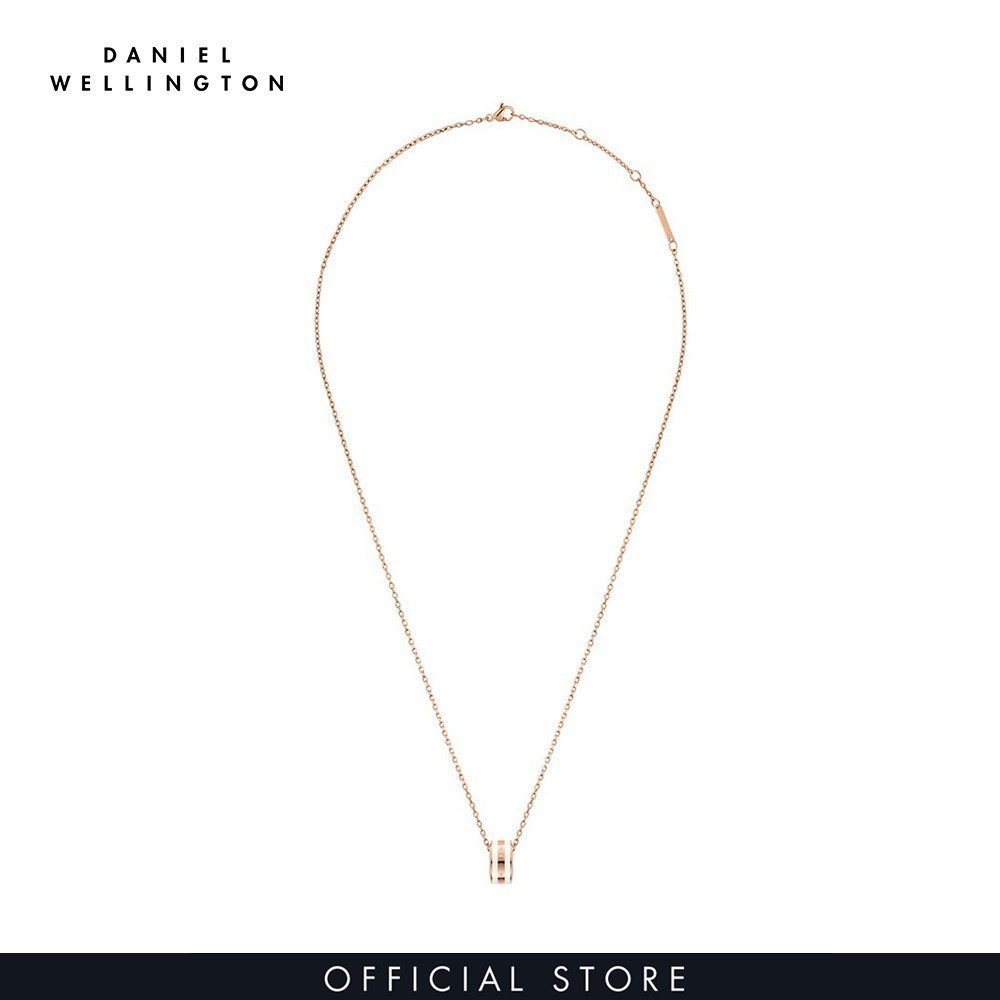 Dây chuyền Daniel Wellington màu vàng hồng Emalie DW00400153