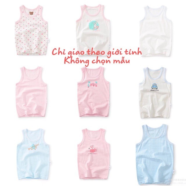 [XẢ KHO] Áo ba lỗ bé trai bé gái COTTON thoáng khí, Áo sát nách cho bé mặc mùa hè mát mẻ