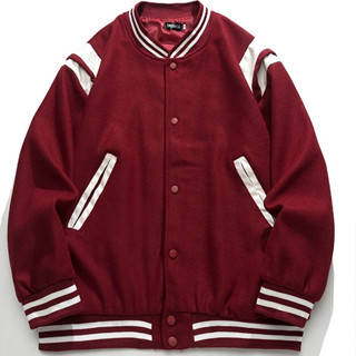 Áo khoác bomber nam nữ unisex form rộng, Áo Bomber bóng chày unisex phối màu tương phản phong cách Hàn Quốc 0304