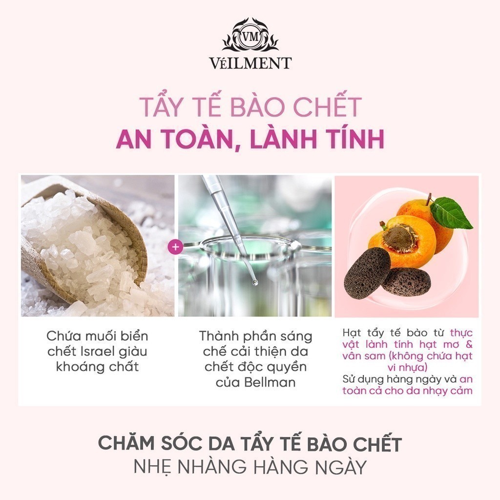 Sữa tắm hạt hương ổi hồng On: The Body Veilment Natural Spa Black Rose 600g